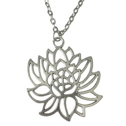 Halsband Lotusblomma Buddhism Yoga Lotus Symbol Lång kedja