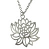 Halsband Lotusblomma Buddhism Yoga Lotus Symbol Lång kedja