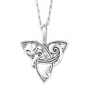 Halsband Keltisk Symbol Räv/Katt Pagan Amulett Rostfri Kedja