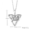 Halsband Keltisk Symbol Räv/Katt Pagan Amulett Rostfri Kedja