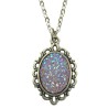Halsband Glitter Lila/Opal Drus Goth Viktoriansk