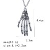 Halsband Skelett Hand Rem Zombie Skull Goth Rock Punk