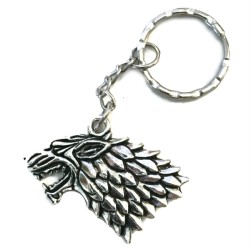 Nyckelring House Stark Game Of Thrones Wolf Varg 
