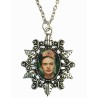 Halsband Frida Kahlo Feminist Feminism Ikon Rostfri kedja