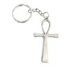 Nyckelring Ankh Egyptisk Symbol Kors Silvermetall