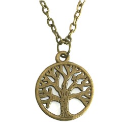 Halsband Livets träd Brons Symbol Tree of life