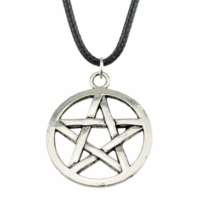 Halsband Pentagram Pentacle Wicca Pagan Symbol Rem