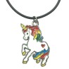 Halsband Enhörning Unicorn Regnbågsfärgad Sagoväsen Rem