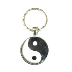 Nyckelring Yin Yang Symbol Kraft Energi