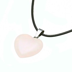Halsband Rosenkvarts Valentine alla Hjärtans Dag Hjärta Healing