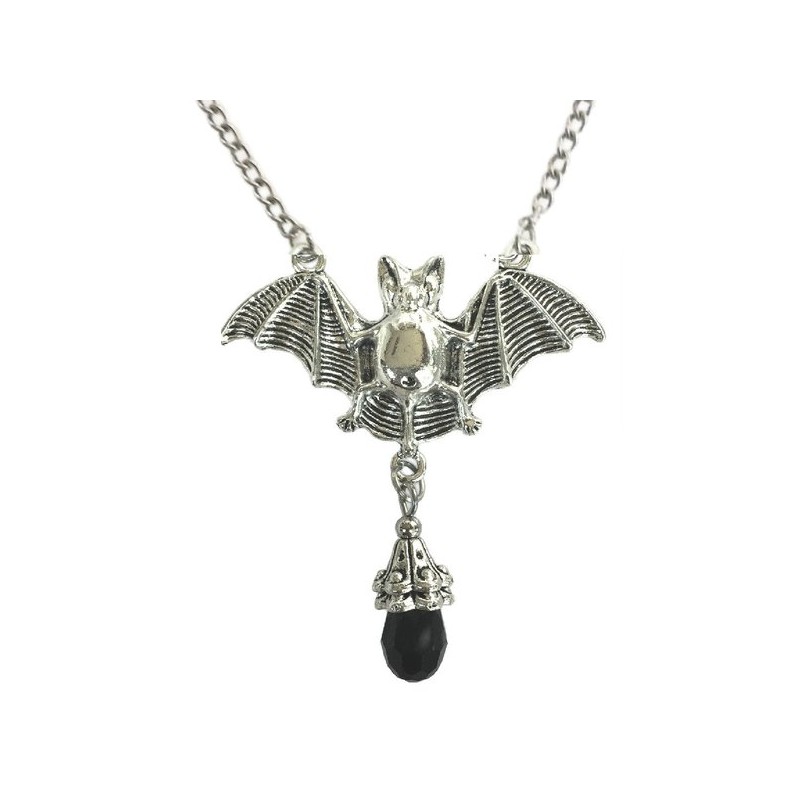 Choker Fladdermus Bat Halloween Svart Fladdermus Goth Halsband 