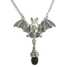 Choker Fladdermus Bat Halloween Svart Fladdermus Goth Halsband 