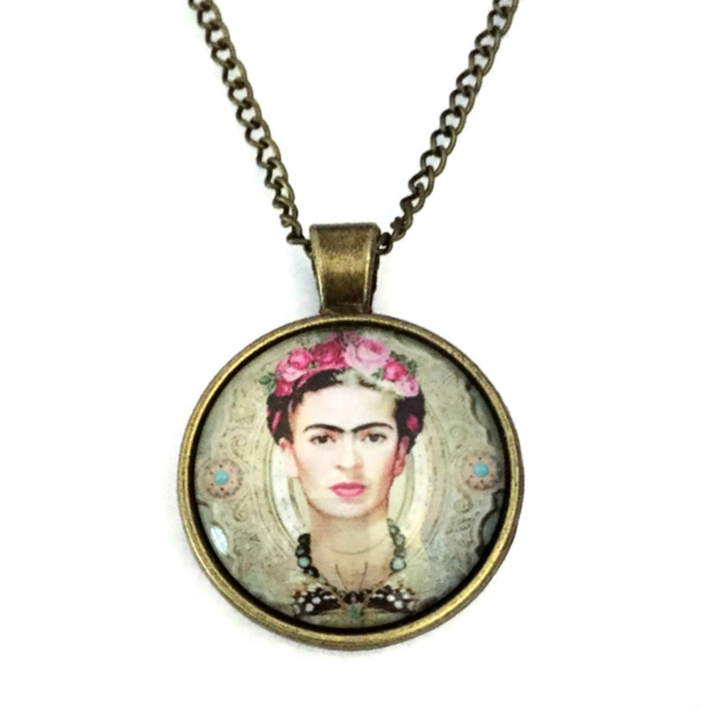 Halsband Frida Kahlo Feminist Feminism Ikon