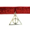 Choker Dödsrelikerna Röd/Gryffindor Hogwarts Harry Potter 