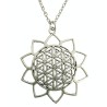 Halsband Flower Of Life Mandala Symbol New Age Spiritism