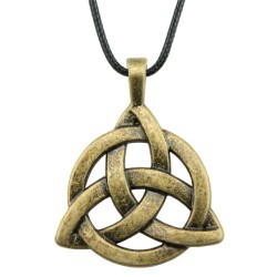 Halsband Triquetra Keltisk...