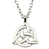 Halsband Triquetra Keltisk Symbol Charmed Silver knut