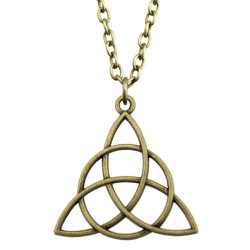 Halsband Triquetra Keltisk...