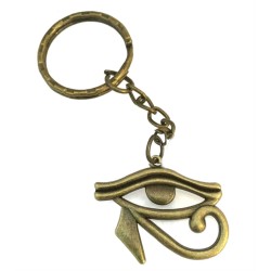 Nyckelring  Horus öga -Eye Of Ra  Egyptisk mytologi BRONS
