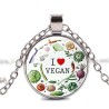 Halsband Vegan Statement I 3 Vegan Symbol