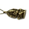 Halsband  Ganesha Hinduism BRONS Mytologi Buddhism Lång Kedja