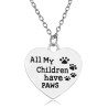 Halsband All My Children Have Paws Katt/Hund Djurälskare Hjärta