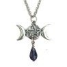 Halsband Pentagram Måne Triple Moon Gudinna Wicca Pagan