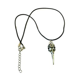 Halsband Kranium Fågel Skull Raven Skelett - Rem