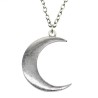 Halsband Måne Crescent Moon Wicca Pagan Rostfri kedja