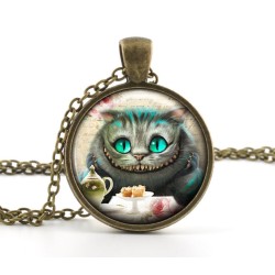 Halsband Cheshire Cat Cheshire katten Alice I Underlandet
