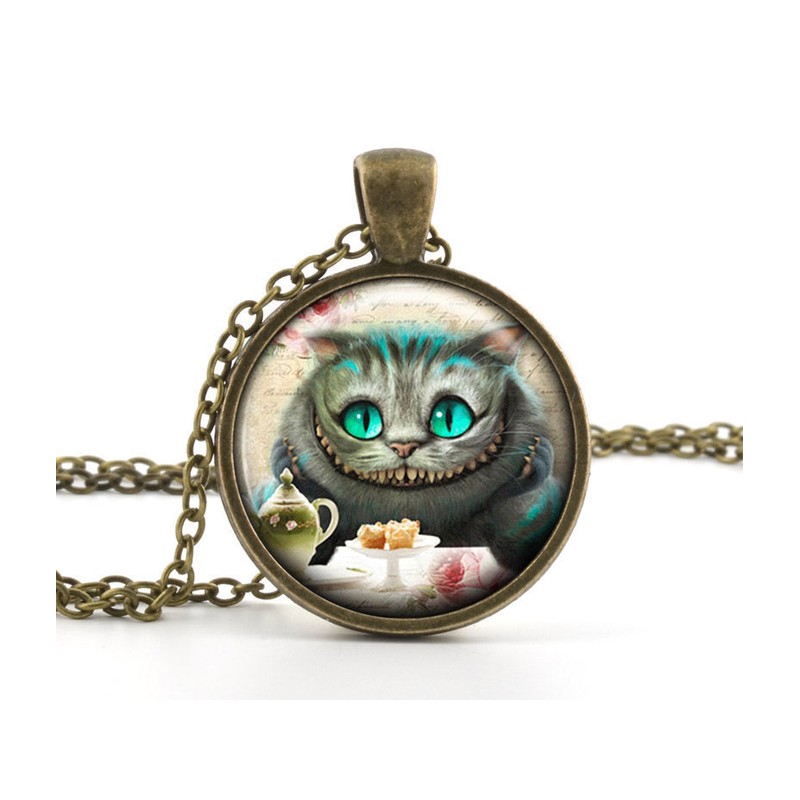 Halsband Cheshire Cat Cheshire katten Alice I Underlandet