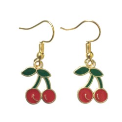 Örhängen Körsbär Cherry...