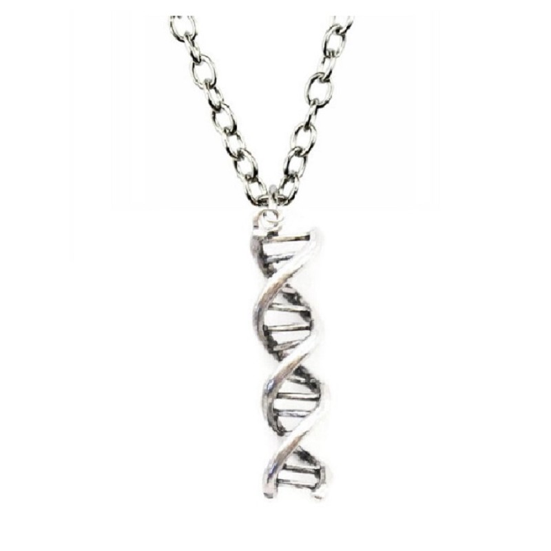 Halsband DNA Spiral Molekyl Kemi - Kedja 2 längder