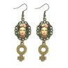 Örhängen Frida Kahlo Brons Feminist Symbol Feminism Venus