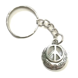 Nyckelring Peace Symbol Fredstecken 