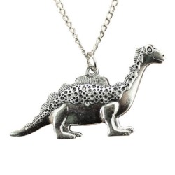 Halsband Dinosaurie Dino Rostfri kedja.