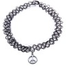 Choker - Peace - Halsband - Tattoo Spets 90-tal