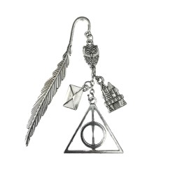 Bokmärke Harry Potter Hogwarts Hedwig Dödsrelikerna Hallows