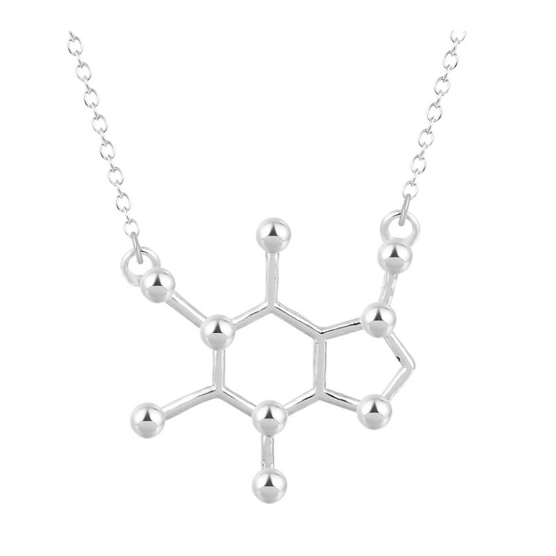 Halsband  KOFFEIN Molekyl Kemi Symbol