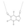 Halsband  KOFFEIN Molekyl Kemi Symbol