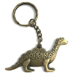 Nyckelring - Dinosaurie i brons