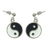 Örhängen Yin Yang Stift Stud Kraft Symbol