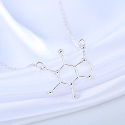 Halsband  KOFFEIN Molekyl Kemi Symbol