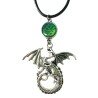 Halsband Drake Dragon Fjäll Drakägg Scale Fantasy 