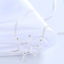 Halsband  KOFFEIN Molekyl Kemi Symbol