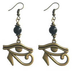 Örhängen Horus Öga Ra Eye of Ra Udjat Brons Egyptisk Symbol