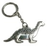 Nyckelring - Dinosaurie i silver