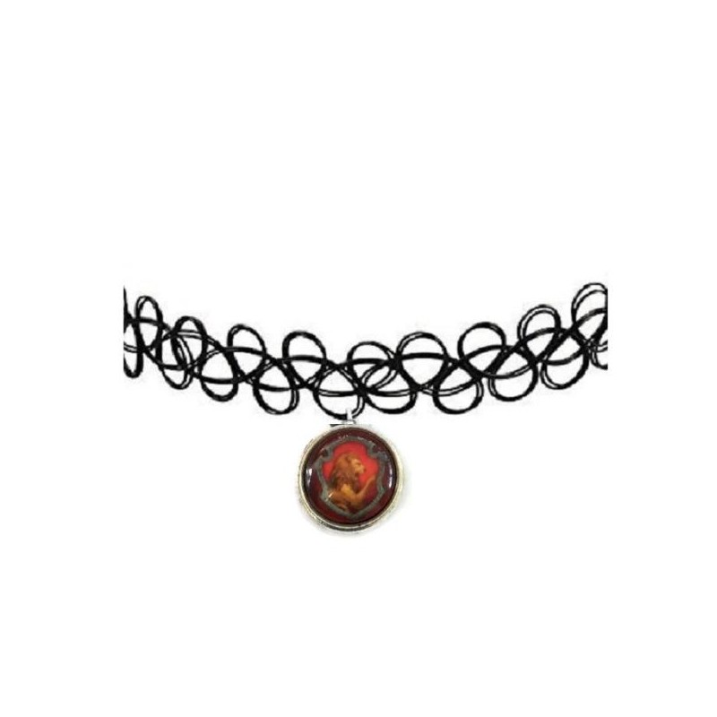 Choker Gryffindor Tattoo Harry Potter Hogwarts Hallows Elevhem