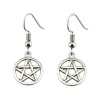 Örhängen Pentagram Wicca Pagan Silver Symbol