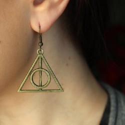 Örhängen - Dödsrelikerna Deathly Hallows Harry Potter BRONS